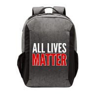 All Lives Matter Protest Vector Backpack