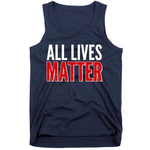 All Lives Matter Protest Tank Top