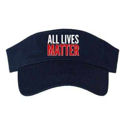 All Lives Matter Protest Valucap Bio-Washed Visor