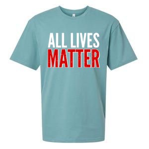 All Lives Matter Protest Sueded Cloud Jersey T-Shirt