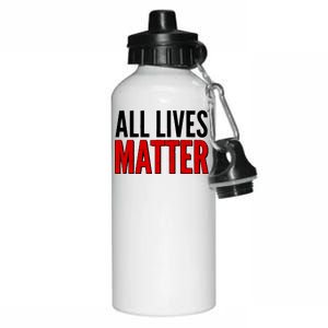 All Lives Matter Protest Aluminum Water Bottle 