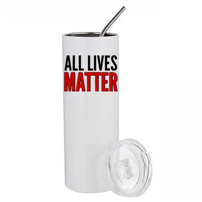 All Lives Matter Protest Stainless Steel Tumbler