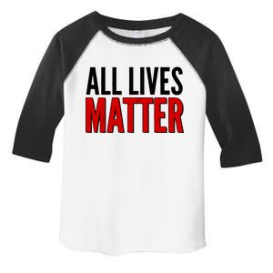 All Lives Matter Protest Toddler Fine Jersey T-Shirt