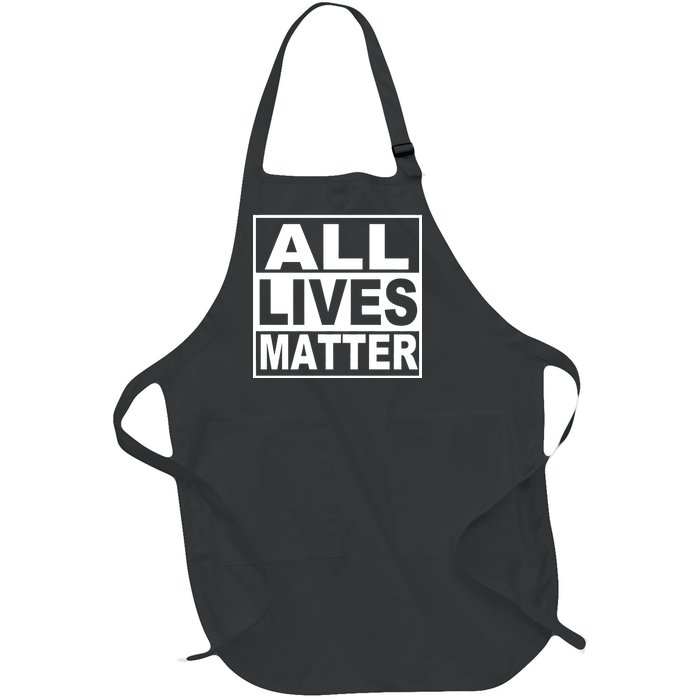 All Lives Matter Support Everyone Full-Length Apron With Pockets