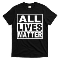 All Lives Matter Support Everyone T-Shirt