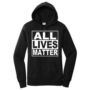 All Lives Matter Support Everyone Women's Pullover Hoodie