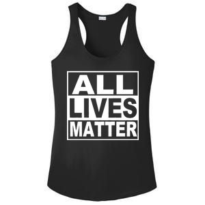 All Lives Matter Support Everyone Ladies PosiCharge Competitor Racerback Tank