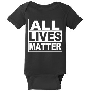 All Lives Matter Support Everyone Baby Bodysuit