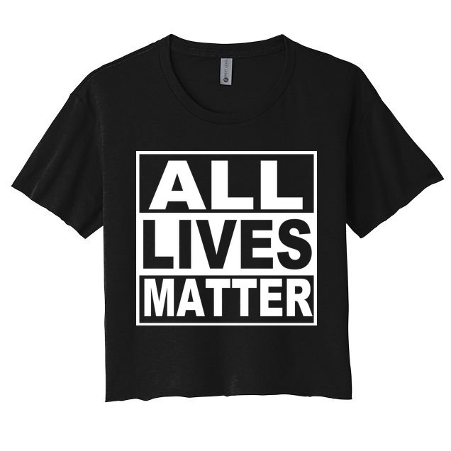 All Lives Matter Support Everyone Crop Top