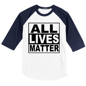 All Lives Matter Support Everyone Baseball Sleeve Shirt