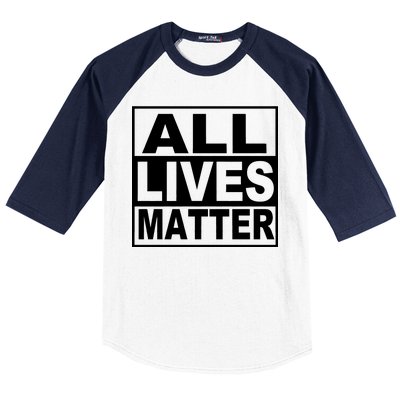 All Lives Matter Support Everyone Baseball Sleeve Shirt