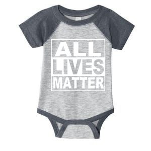 All Lives Matter Support Everyone Infant Baby Jersey Bodysuit