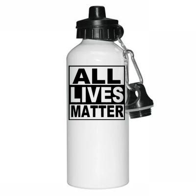 All Lives Matter Support Everyone Aluminum Water Bottle