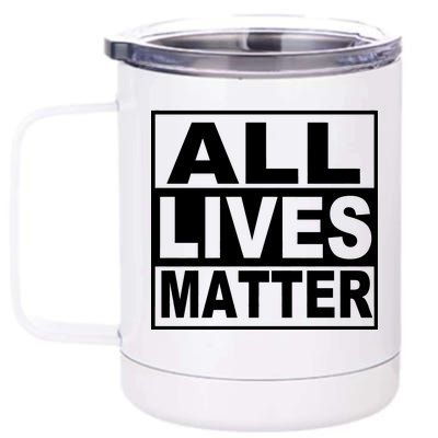 All Lives Matter Support Everyone 12 oz Stainless Steel Tumbler Cup