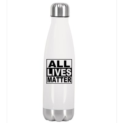 All Lives Matter Support Everyone Stainless Steel Insulated Water Bottle