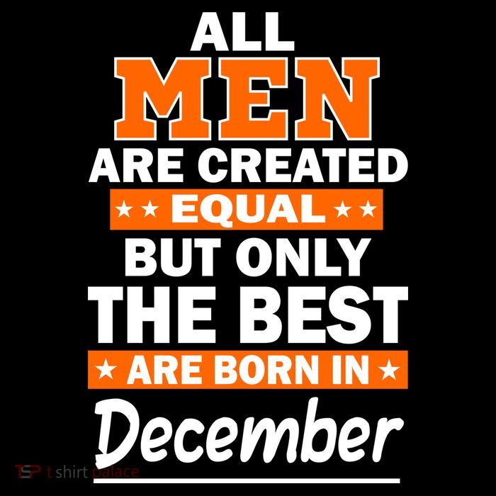 All Men Are Created Equal The Best Are Born In December Hooded Wearable Blanket