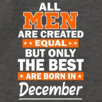 All Men Are Created Equal The Best Are Born In December Vector Backpack