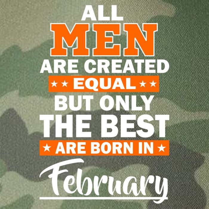 All Men Are Created Equal The Best Are Born In February Legacy Tie Dye Trucker Hat