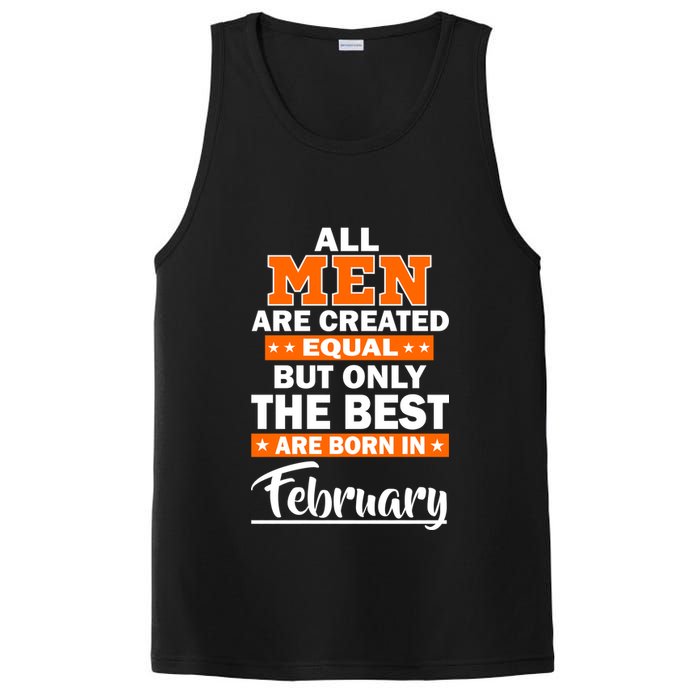 All Men Are Created Equal The Best Are Born In February PosiCharge Competitor Tank