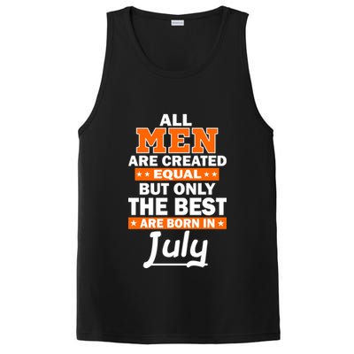 All Men Are Created Equal The Best Are Born In July PosiCharge Competitor Tank