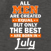 All Men Are Created Equal The Best Are Born In July Vector Backpack