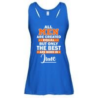 All Men Are Created Equal The Best Are Born In June Ladies Essential Flowy Tank