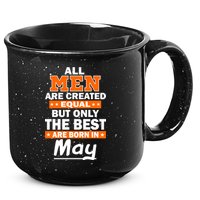 All Men Are Created Equal The Best Are Born In May 15oz Campfire Ceramic Mug