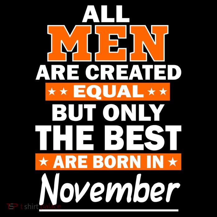 All Men Are Created Equal The Best Are Born In November Ladies Essential Flowy Tank