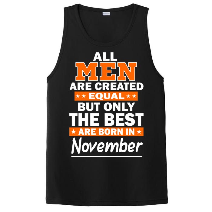 All Men Are Created Equal The Best Are Born In November PosiCharge Competitor Tank