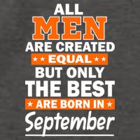 All Men Are Created Equal The Best Are Born In September Vector Backpack