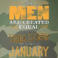 All Men Are Created Equally The Best Are Born In January Legacy Tie Dye Trucker Hat