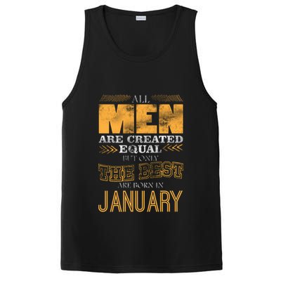 All Men Are Created Equally The Best Are Born In January PosiCharge Competitor Tank