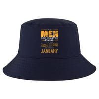 All Men Are Created Equally The Best Are Born In January Cool Comfort Performance Bucket Hat