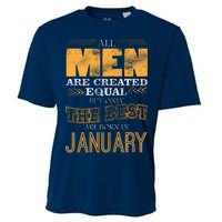 All Men Are Created Equally The Best Are Born In January Cooling Performance Crew T-Shirt