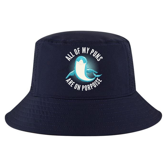 All Of My Puns Are On Porpoise Cool Comfort Performance Bucket Hat