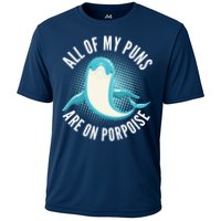 All Of My Puns Are On Porpoise Cooling Performance Crew T-Shirt