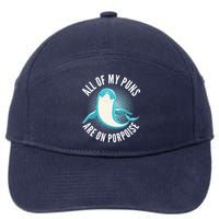 All Of My Puns Are On Porpoise 7-Panel Snapback Hat