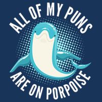All Of My Puns Are On Porpoise 7-Panel Snapback Hat