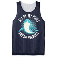 All Of My Puns Are On Porpoise Mesh Reversible Basketball Jersey Tank