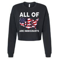 All Of Us Are Immigrants Cropped Pullover Crew