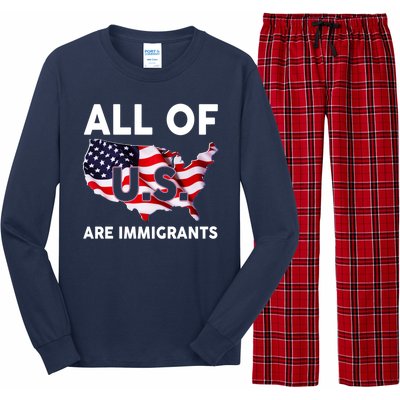 All Of Us Are Immigrants Long Sleeve Pajama Set