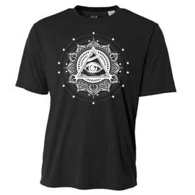 All Seeing Eye Hypnosis Psychic Cooling Performance Crew T-Shirt