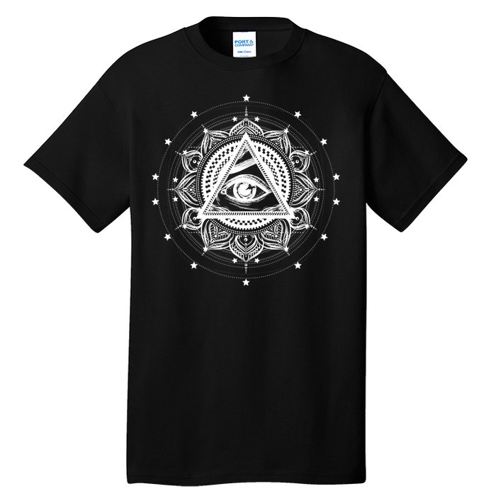 All Seeing Eye Hypnosis Psychic Tall T-Shirt