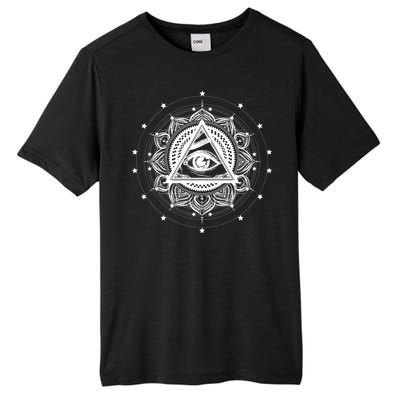 All Seeing Eye Hypnosis Psychic Tall Fusion ChromaSoft Performance T-Shirt