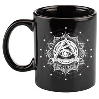 All Seeing Eye Hypnosis Psychic 11oz C Handle Ceramic Mug