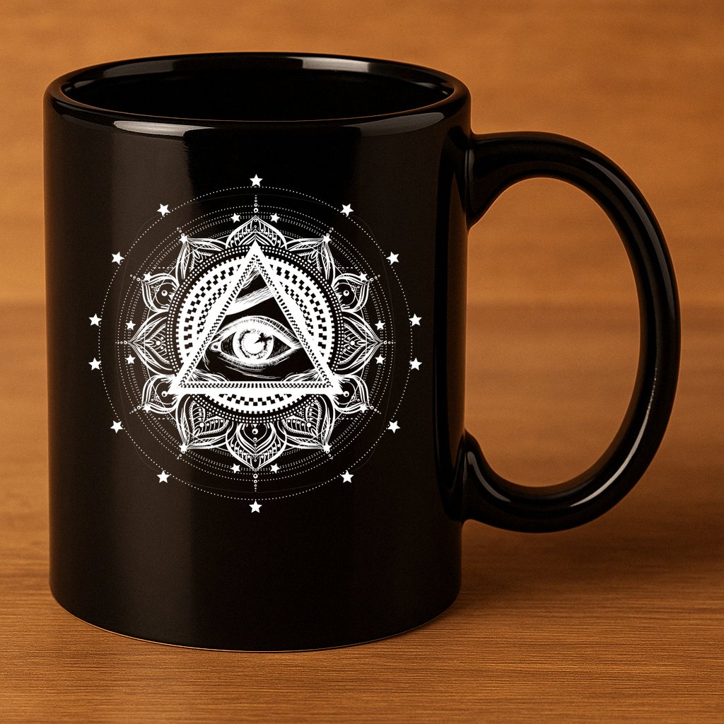 All Seeing Eye Hypnosis Psychic 11oz C Handle Ceramic Mug