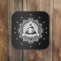 All Seeing Eye Hypnosis Psychic Coaster