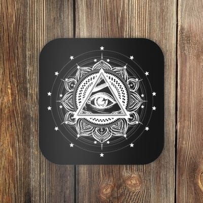 All Seeing Eye Hypnosis Psychic Coaster