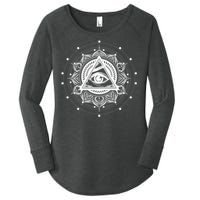 All Seeing Eye Hypnosis Psychic Women's Perfect Tri Tunic Long Sleeve Shirt