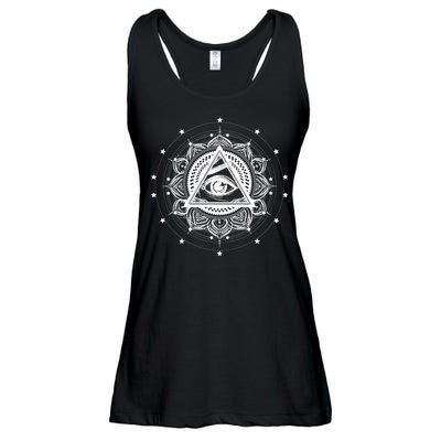 All Seeing Eye Hypnosis Psychic Ladies Essential Flowy Tank